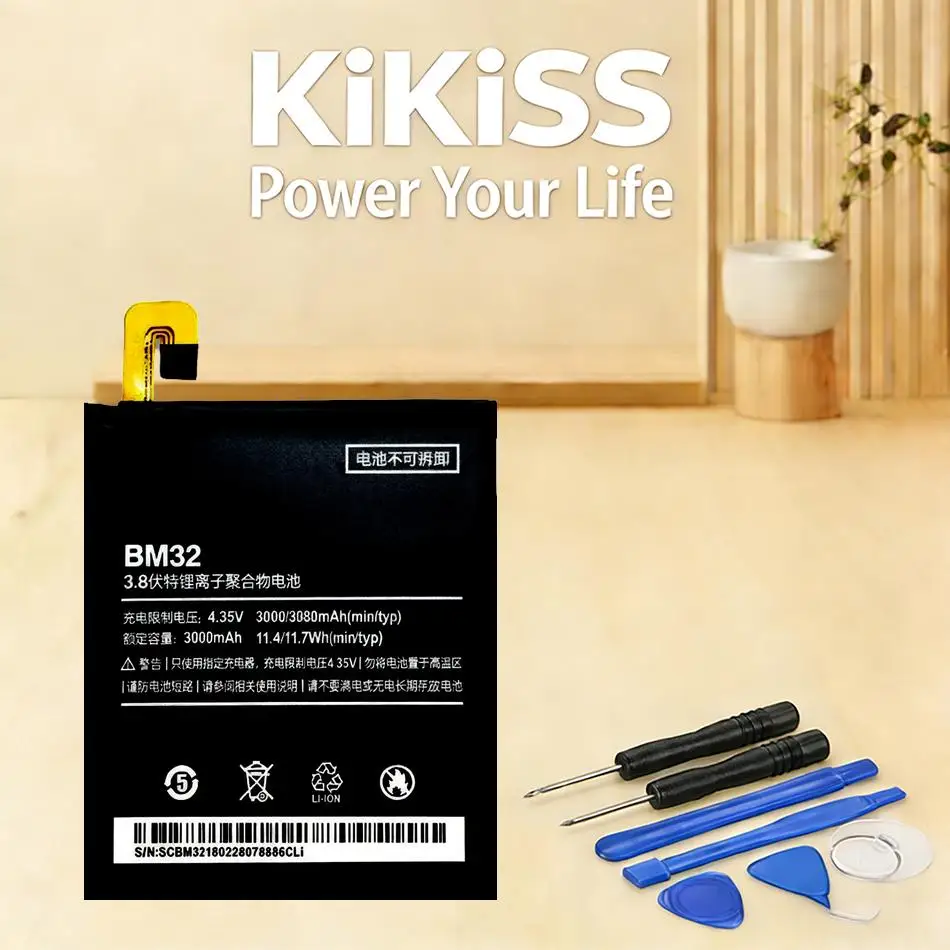 

Надежный источник питания, аккумулятор для мобильного телефона BM32, высокая совместимость, 3000 мАч, для Xiaomi MI 4 M4 Mi4