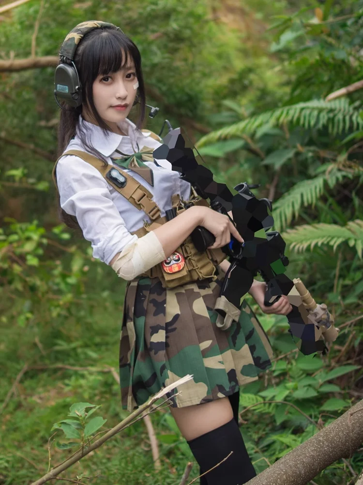 JK MCBK MC 迷彩服スカート タクティカルプリーツスカート 武装少女