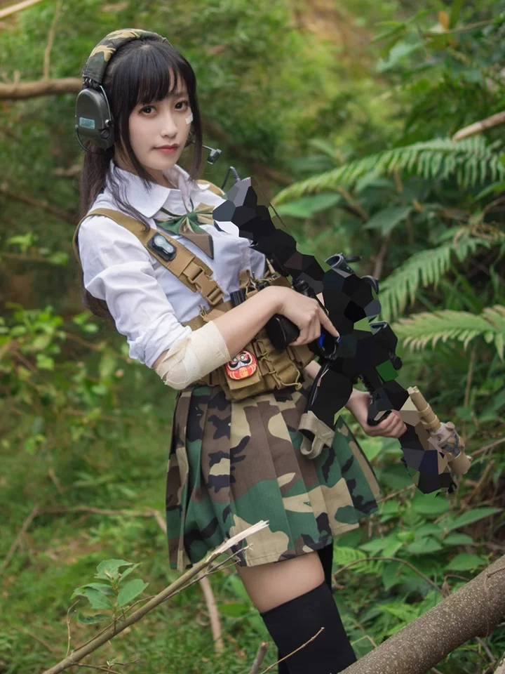 JK MCBK MC 迷彩服スカート タクティカルプリーツスカート 武装少女