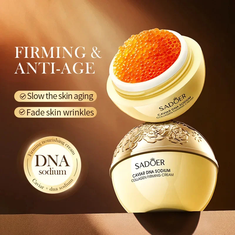 Caviar Anti-Wrinkle Face Cream Removal Facial Serum Rejuvenation Lift Firm Anti-aging Whitening Invisible Pore Beauty Skin Care