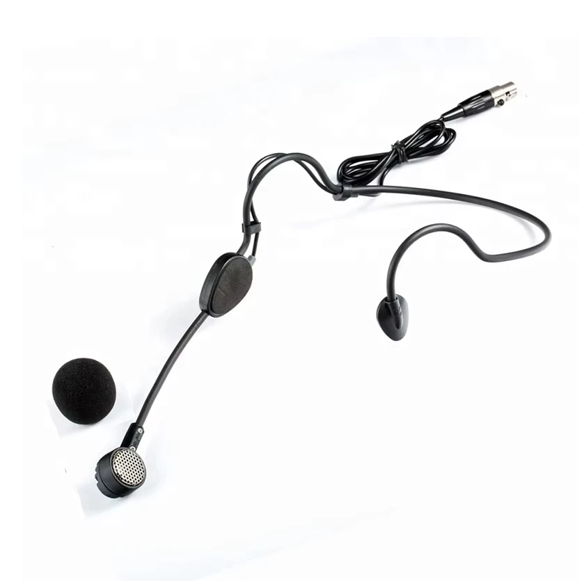 

STLF HM-D Professional Wired Headset Microphone High Quality Dynamic Headband Mic for PA Amplifier or Wireless Bodyback System M
