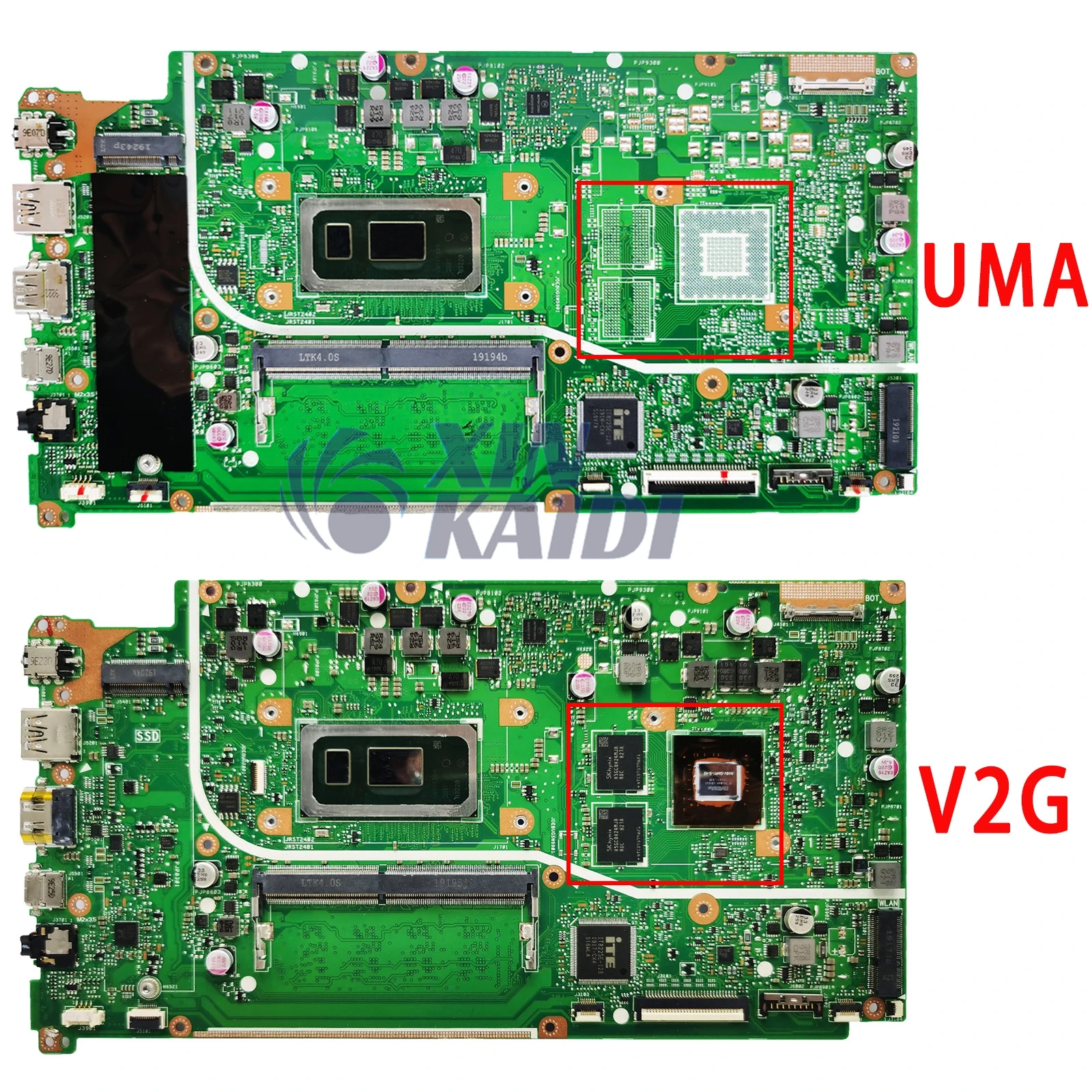 X512FA Mainboard For Asus VivoBook X512FB X512FF X712FA X512FJ X512FJG Laptop Motherboard With I3-I5-I7/8th 4GB/8GB-RAM V2G