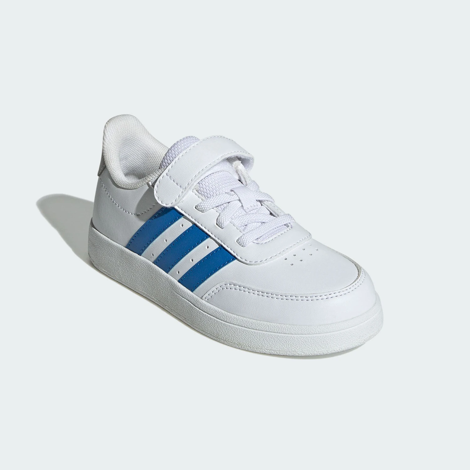 Adidas, auténticas, recién llegadas, zapatillas informales duraderas minimalistas con gancho y bucle para niños JI0963