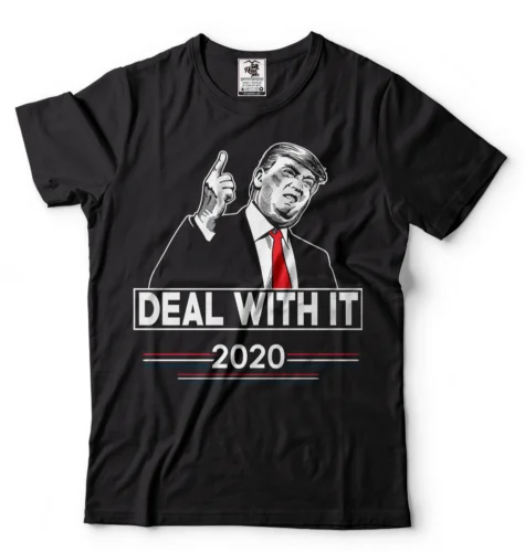 Trump President T-shirt Funny 2024 Elections Deal With It T shirt