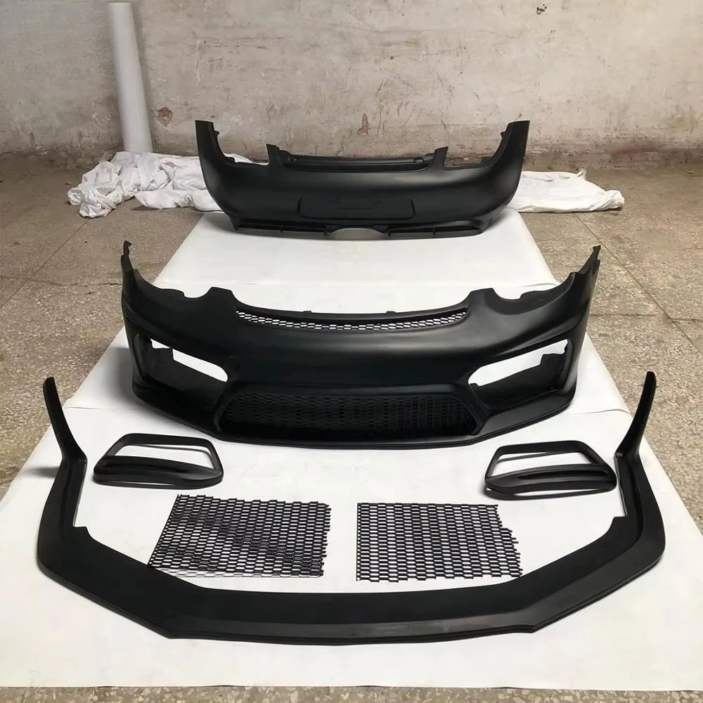 for 2009-2012  Cayman Boxster 987.2 Upgrade   Front Bumper Body Kit Rear Bumper Facelift  FRP Material