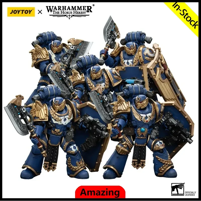 

[В наличии] JOYTOY Warhammer 40K 1/18 Ultramarines Remus Ventanus Invictarus Suzerain Squad 5 шт. фигурки игрушки подарки модель