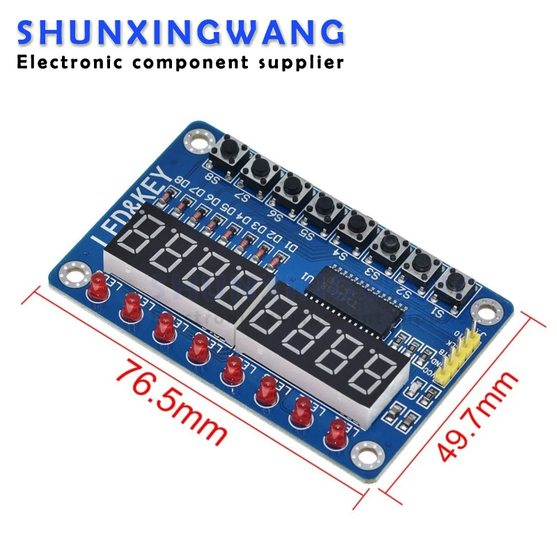 TM1638 Module Key Display New 8-Bit Digital LED Tube 8-Bit