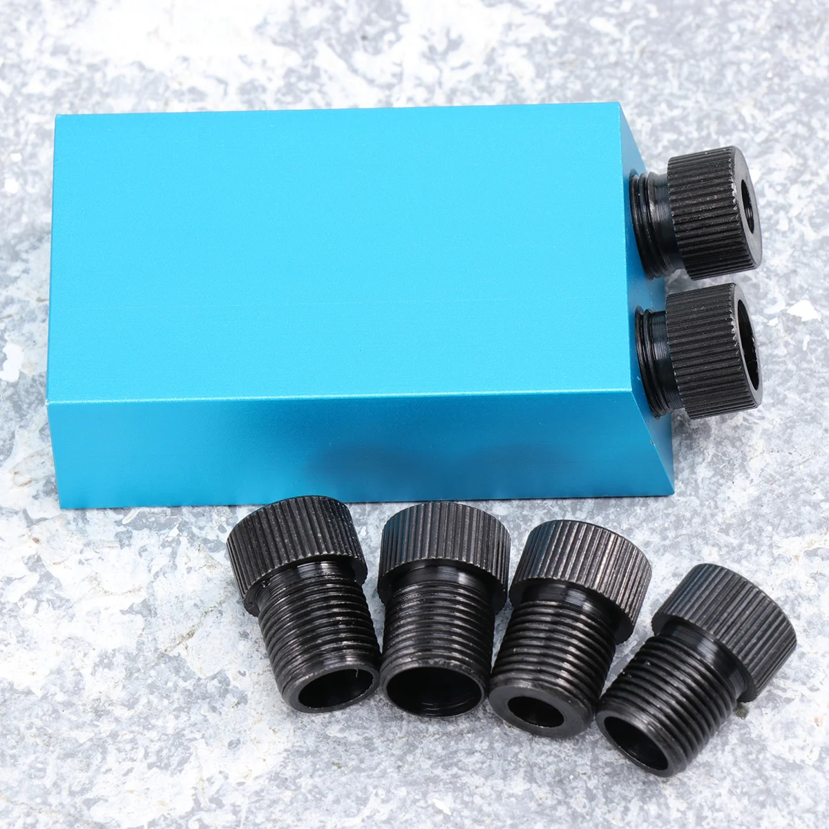 سبائك الألومنيوم 15 درجة ثقب مائل مجموعة أدوات النجارة المهنية لأي نوع الخشب مجموعة ثقب مائل