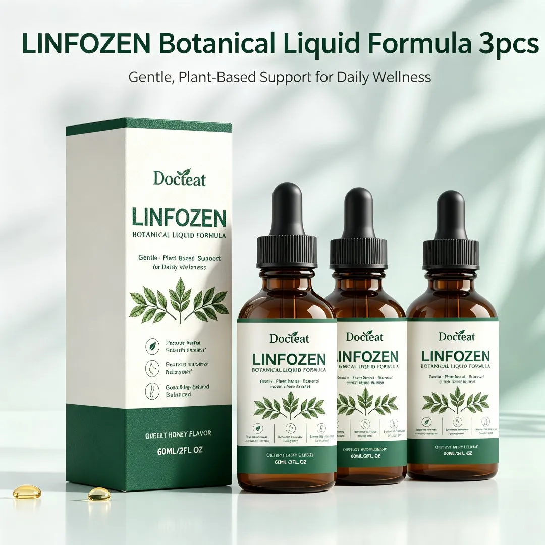 Natural Herbal Serum Gentle Lymph Care Drops Plant-Based Light Body Care Liquid 60ml Help Relieve Metabolic For Women & Men