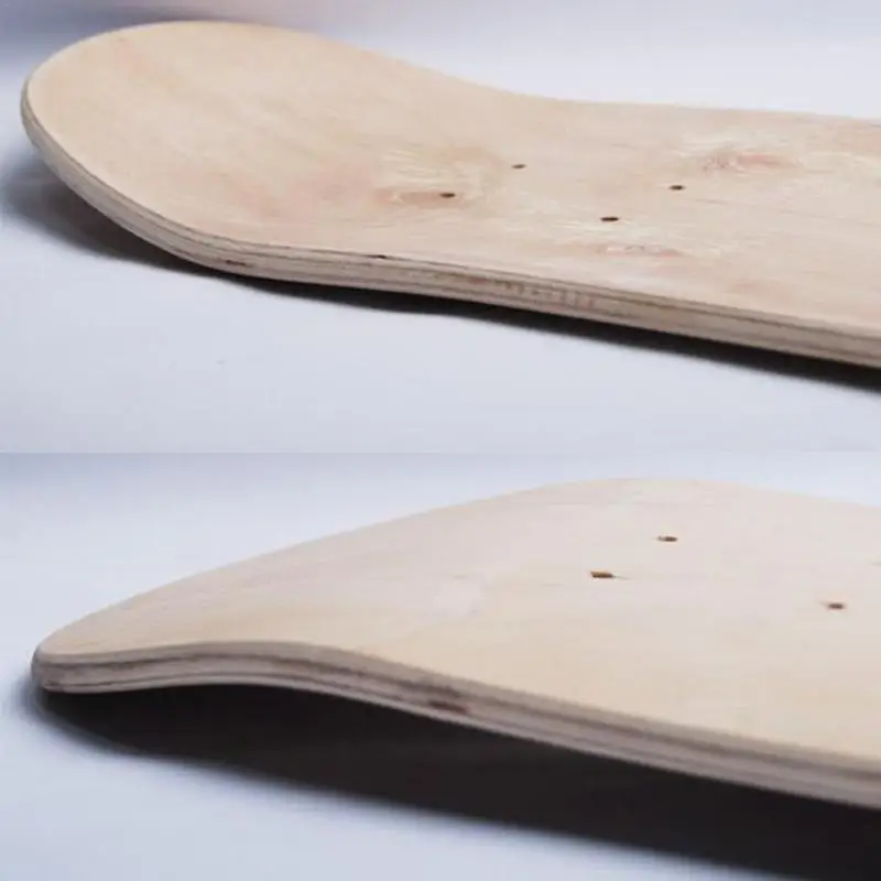 8-Layer Maple Blank Double Concave 79x19cm Skateboards Natural Deck Skateboards Deck Wood Maple 8 Inch Double Rocker Skate Board