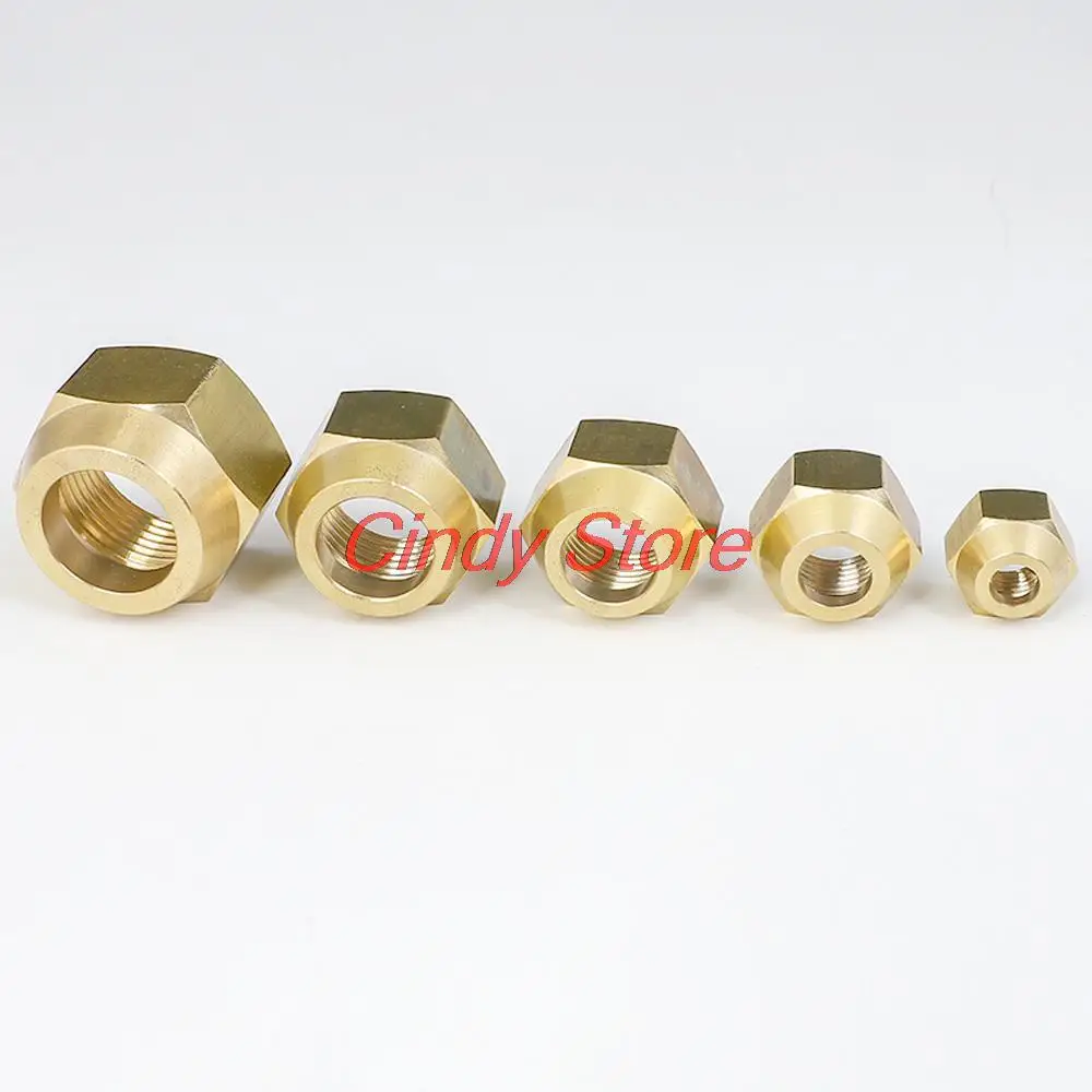 Brass Forged Hex Nut For 45 Degree SAE 1/4