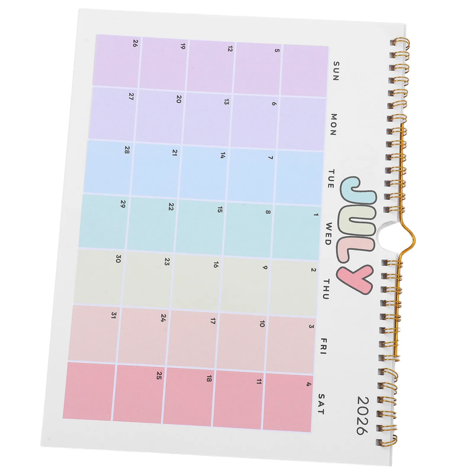 

2026 Wall Calendar Yearly Monthly Planner Tear-Off Spiral Bound Paper Calendar Modern Decorative Minimalist Design for Office