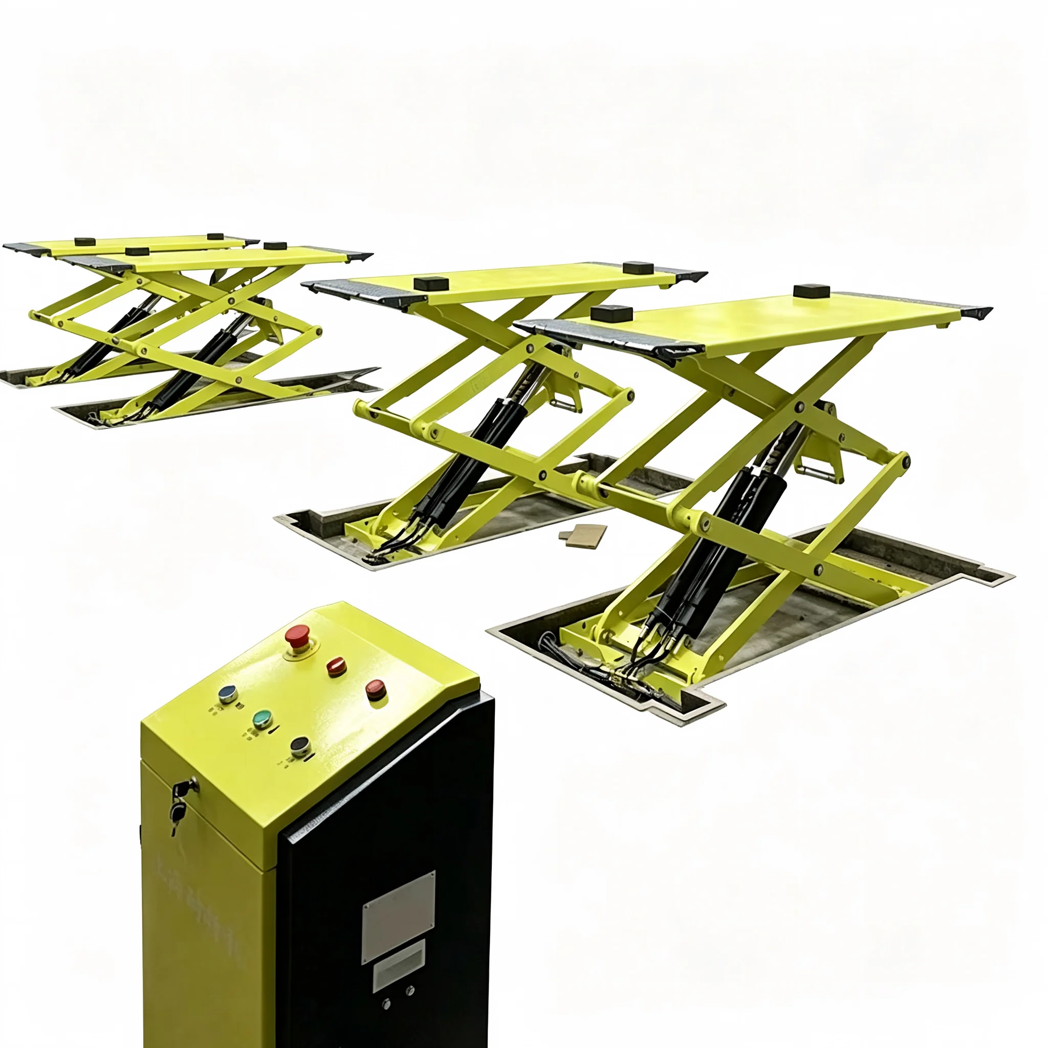Hot Sale 3.5T Hydraulic Drive Over Scissor Car Lift Surface Mounted Auto Pad Lifter For Tire Repair Garage