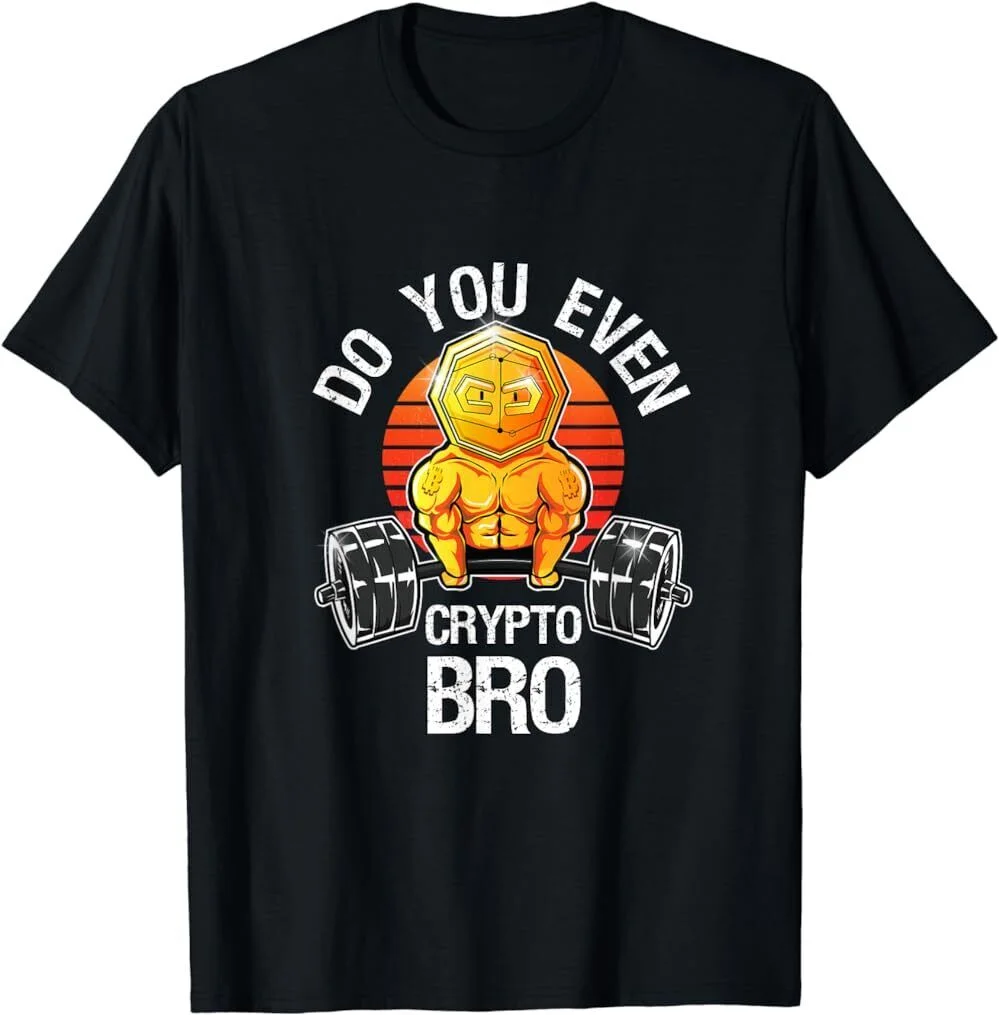 Bitcoin Blockchain Cryptocurrency Funny Do You Even Crypto T-Shirt