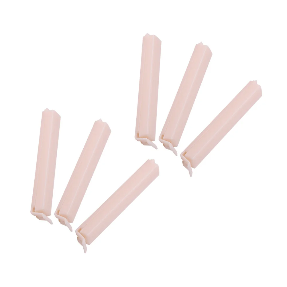 

6 Pcs Fresh Sealing Clamp Snack Sealing Mouth Plastic Bag Sealing Tea Sealing Clamps (Random Color) sealing clips