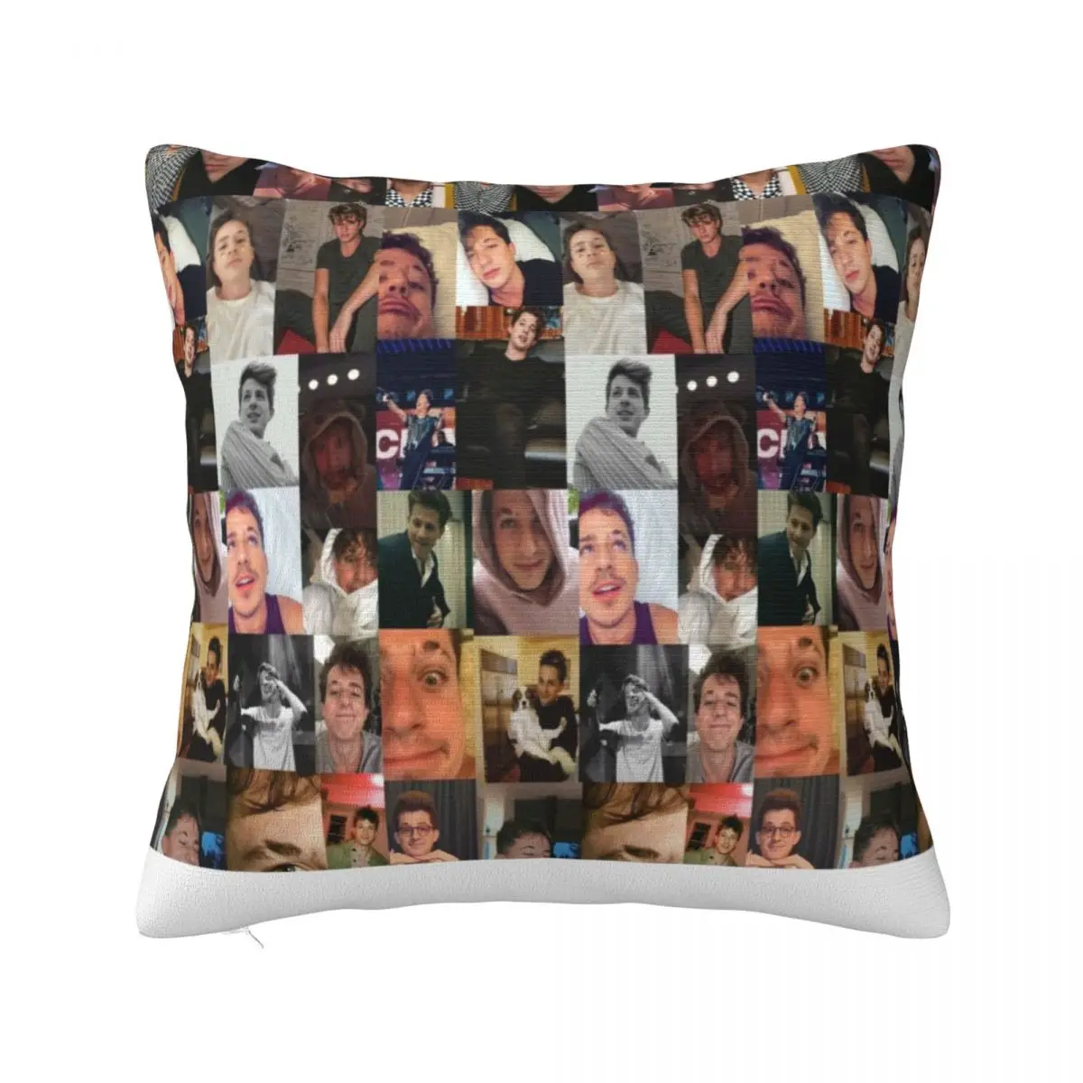 

Charlie puth collage Throw Pillow christmas pillow case Christmas Pillowcase