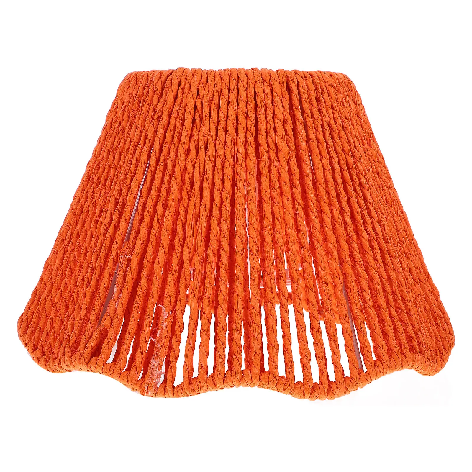 

Exquisite Handwoven Paper String Lamp Shade Replacement for Table Floor Ceiling Lamp Rustic Vintage Home Light Cover