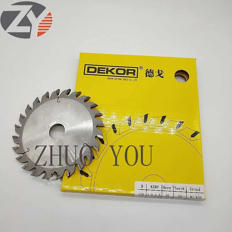 DEKOR woodworking pusher table sawing panel saw 96 tooth ladder flat tooth hunchback tooth left and right tooth alloy  saw blade