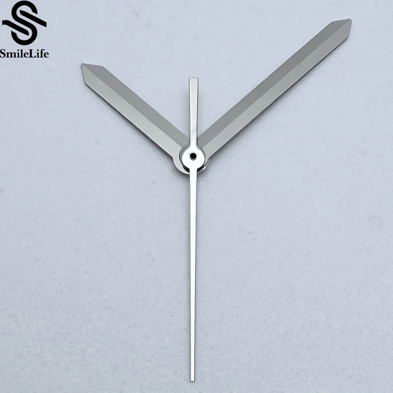 SmileLife NH35 manecillas de reloj plateadas pulidas compatibles con NH35/NH36/4R/7S movimiento automático accesorios de reloj mecánico
