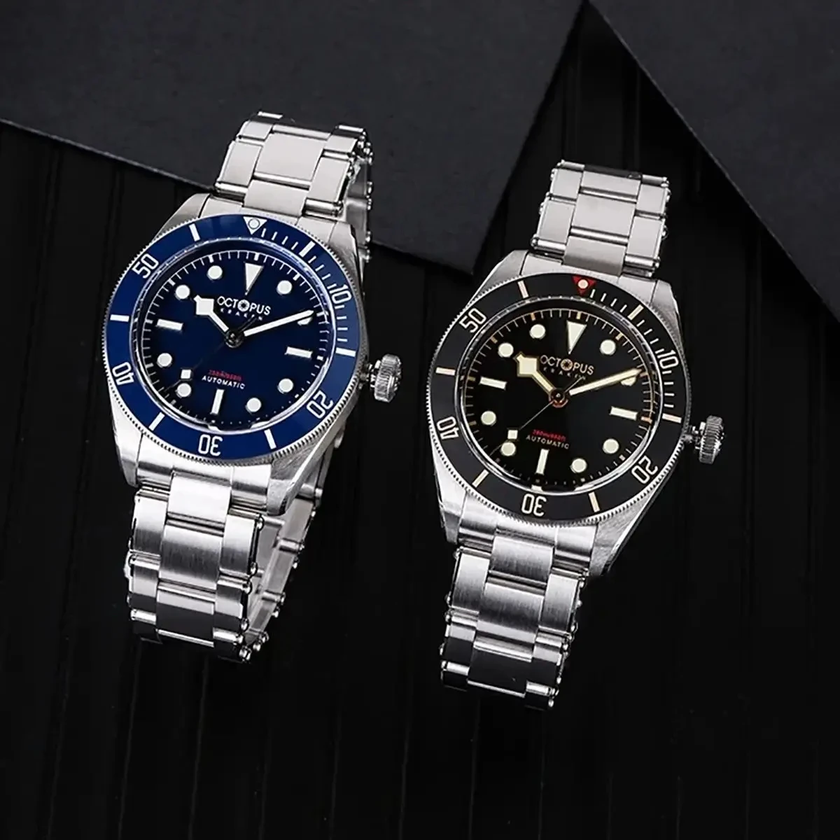 Octopus Kraken 2024 Luxury Men's Automatic Mechanical Watch 39mm Sapphire Stainless Steel Waterproof Diving 20Bar Luminous Watch