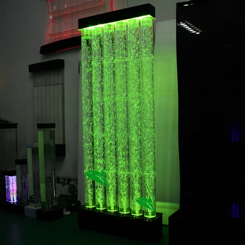 Imagem -05 - Personalizado Led Water Bubble Wall Partition Conference Room Divisor Bar Restaurante Hotel