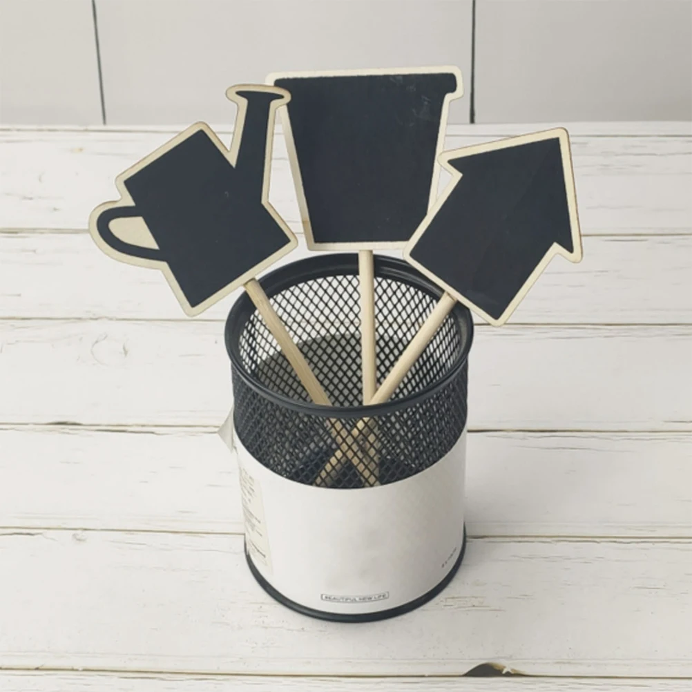 Mini Chalkboard Signs Message Card Blackboard Label Dining Table Placecards for Baby Home Decoration Tabs