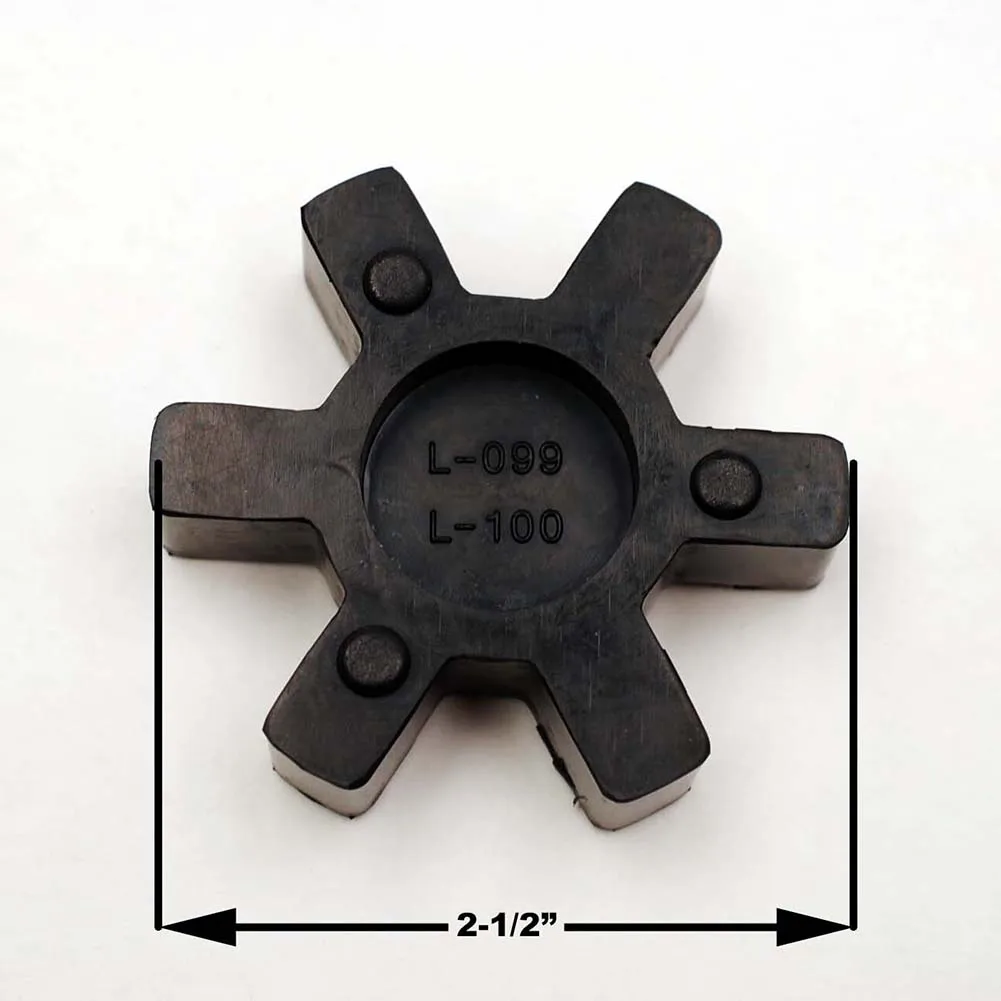 Industrial Applications L-Jaw Coupling Insert Urethane Jaw Insert Efficient Power Transmission Enhanced Stability