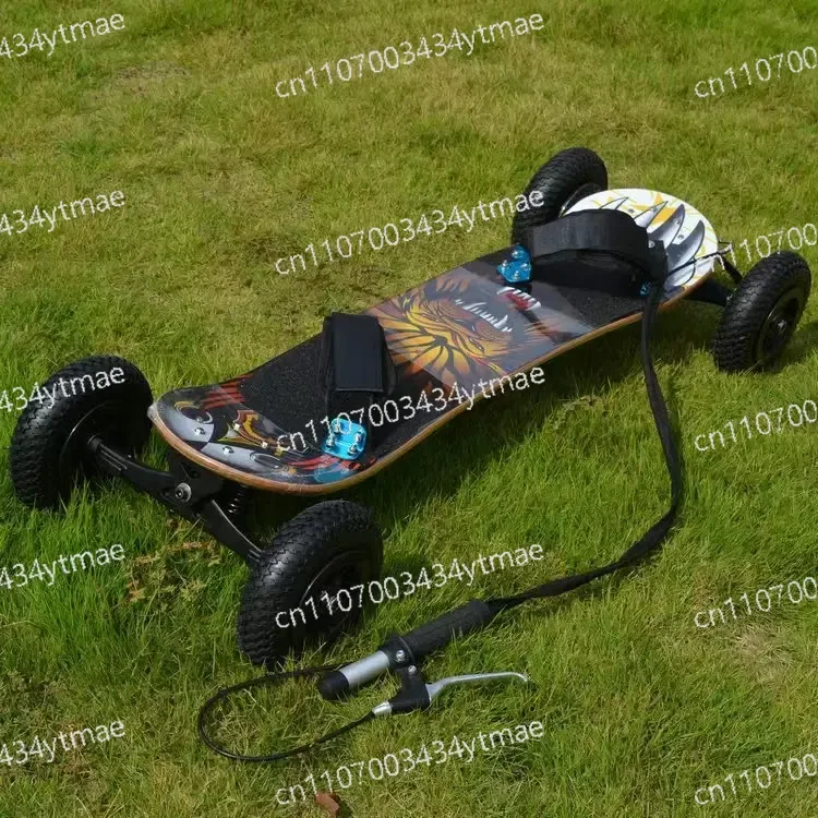 -Big Wheel Downhill Off-Road Longboard All-Terrain Skateboard Off-Road Mountain Skateboard