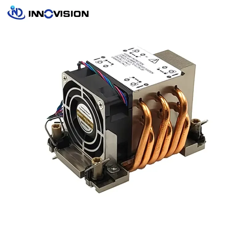 BOLRZO 2U High Performance Active Server CPU Cooler 6 Heat Pipes LGA4677 LGA4710 Heatsink for Industrial Rack Server Spare Parts