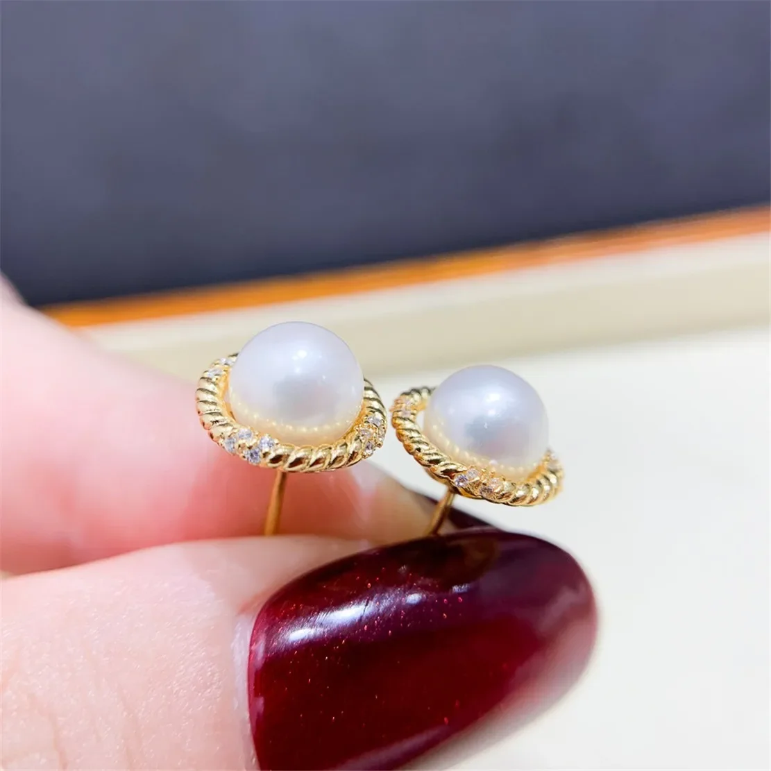 

Серьги из штампованного сплава с золотым покрытием и жемчугом 925, фурнитура для ювелирных изделий своими руками, принадлежности для рукоделия, серьги ручной работы, аксессуар без жемчуга