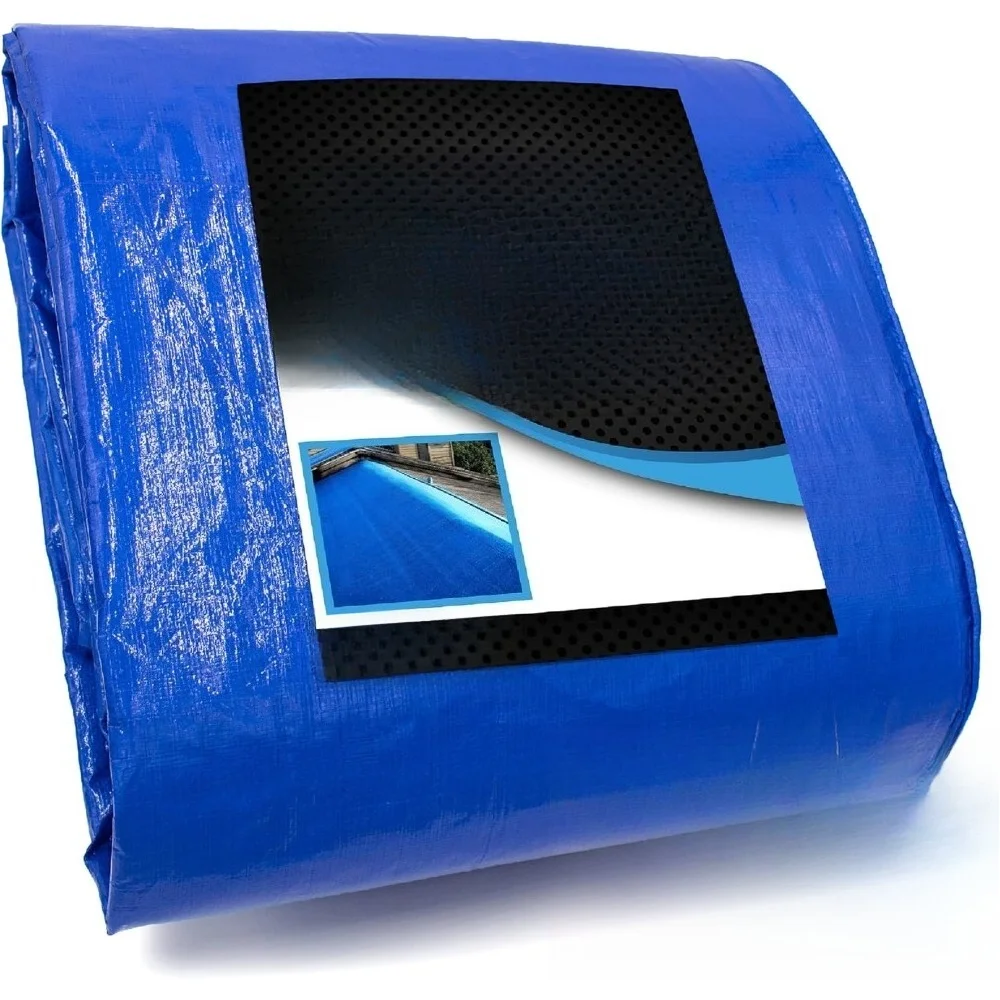 

30x50 Heavy Duty Waterproof Blue Tarp 5 MIL Thick Outdoor Cover for Camping Pool Patio Boat Truck Furniture