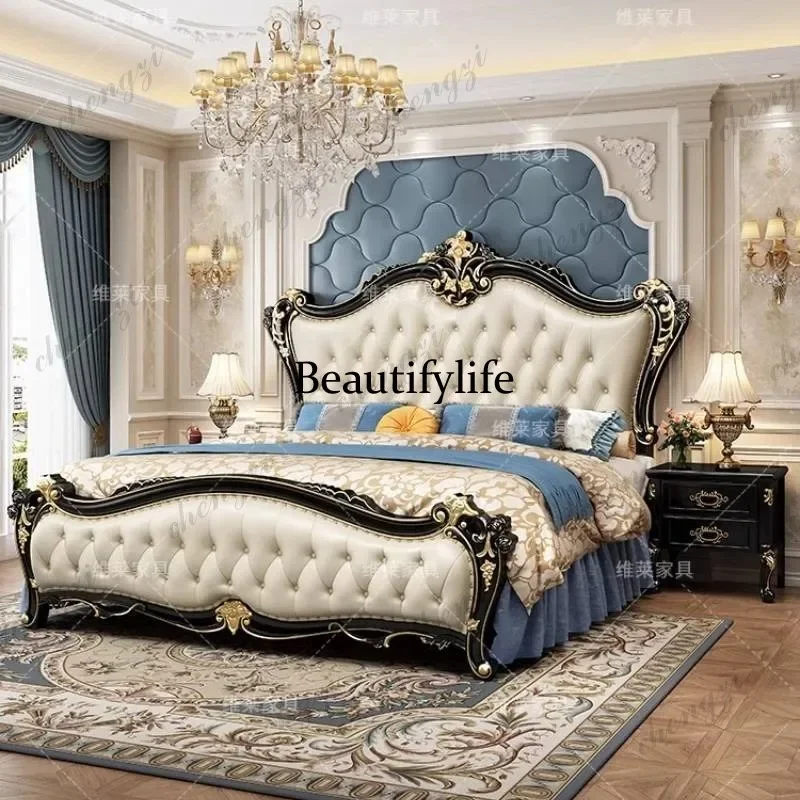 F150  Medium Range Wooden Double Bed Australia Adult Luxury Home Loft Double Bed Bedroom Storage Modern Camas De Dormitorio