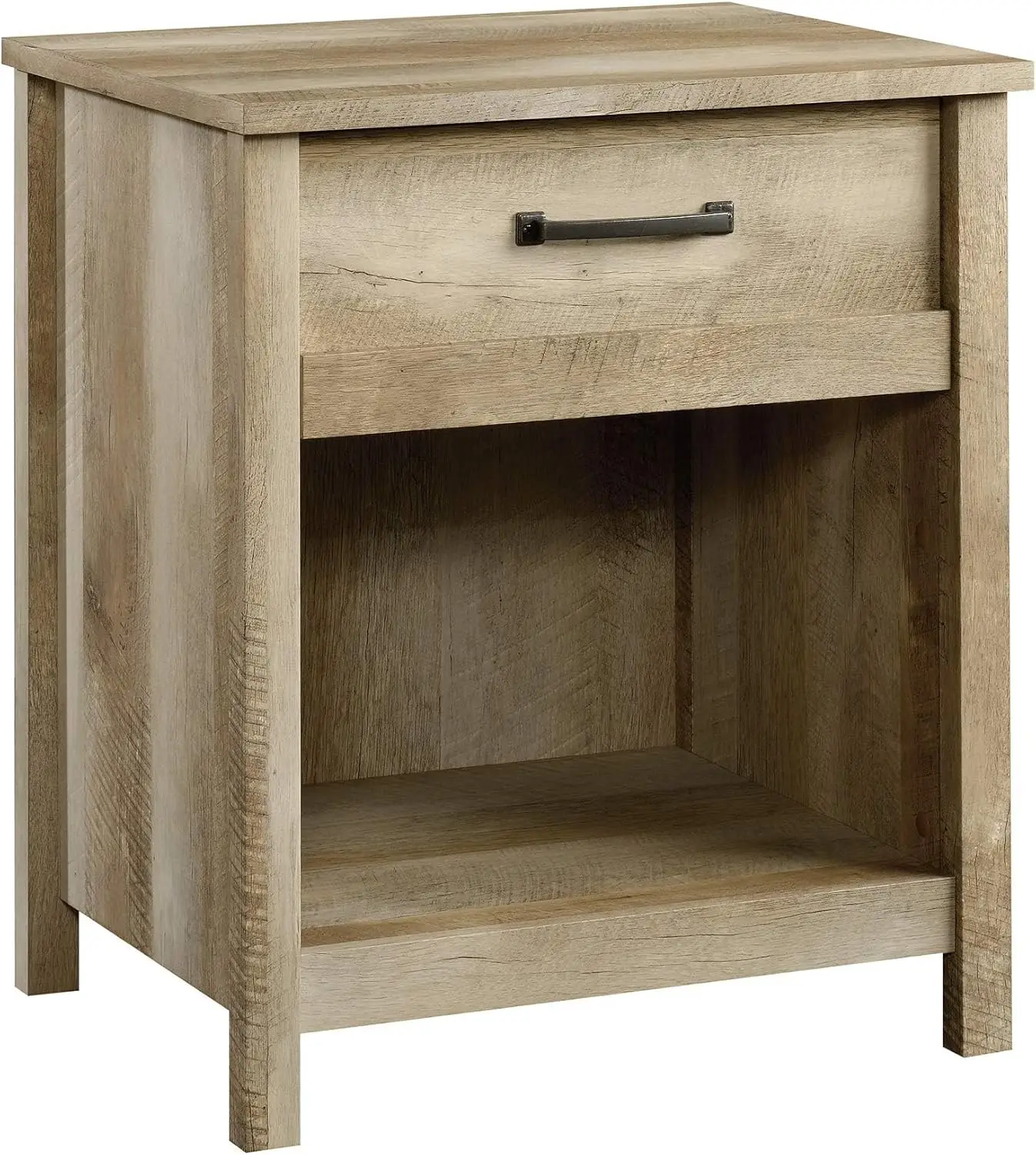 Cannery Bridge Night Stand, Bedside Table, Bedroom Side Table End Table, In Lintel Oak