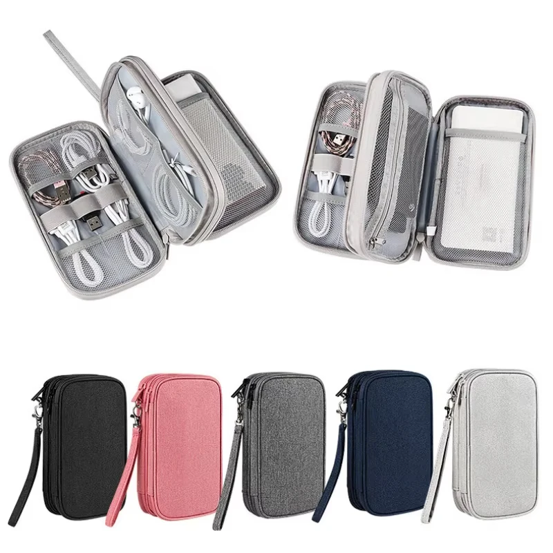 Waterdichte opbergtas Digitale elektronische organizer Draagbare USB Digitale productlader Plug Opbergtas Reiskabelorganizer - afbeelding 2
