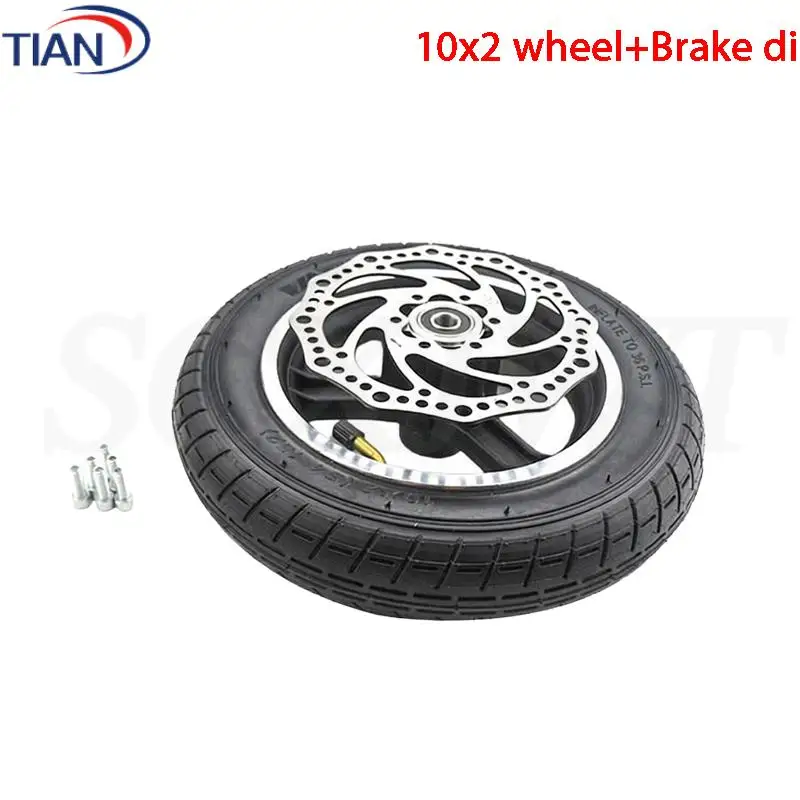 

Запасные 10-дюймовые утолщенные пневматические шины для самоката Mijia M365 с 6-отверстным дисковым тормозом