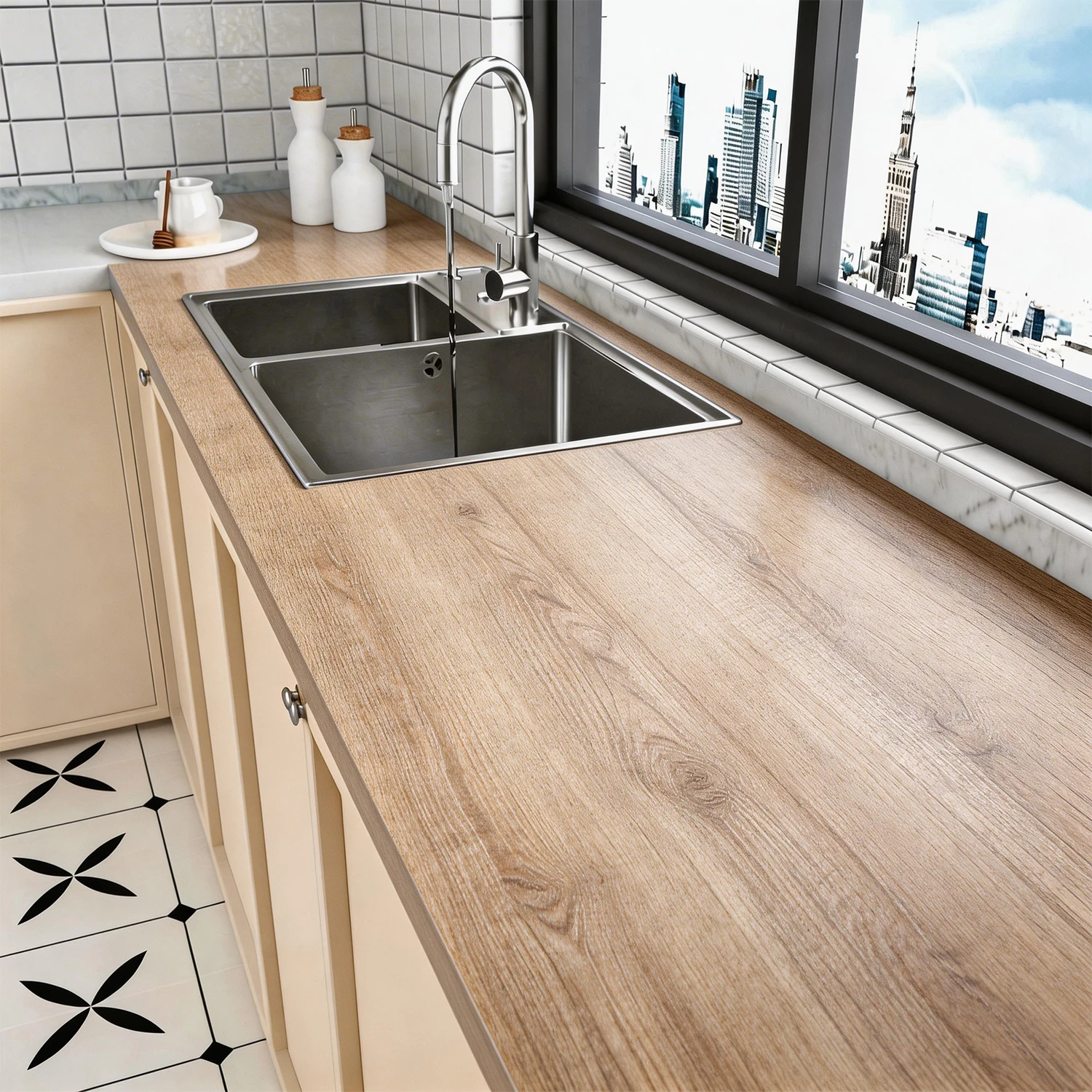 PVC  Wood Grain Vinyl Wallpaper for Door Wardrobe Cupboard Table Furniture Waterproof Self Adhesive Stickers Home Decor Film