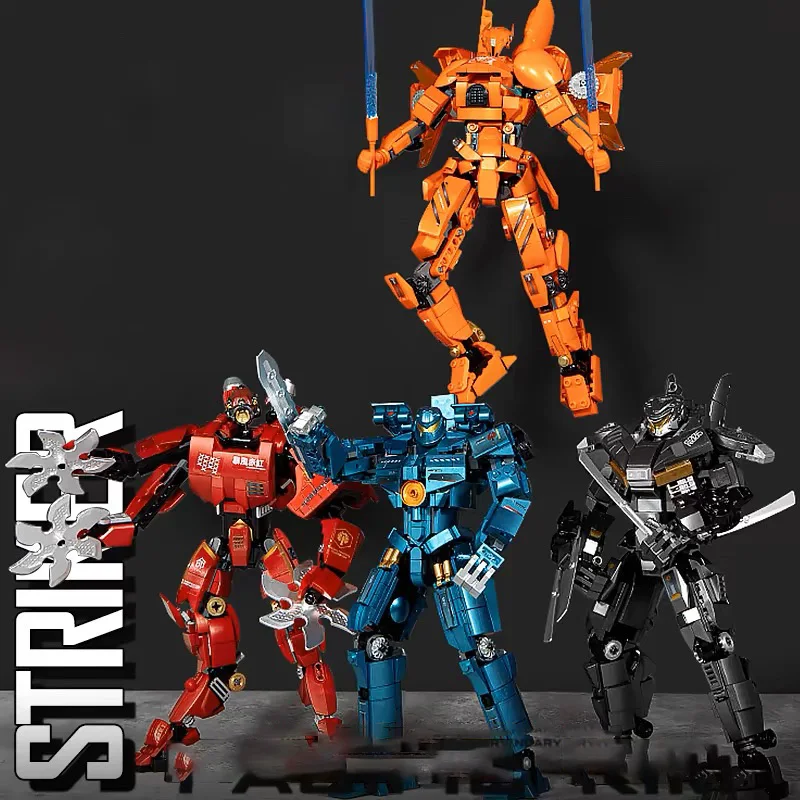City Tech Mech series Dangerous Wanderer Saber Athena Shape-shifting Mech robot display adult and children's building blocks