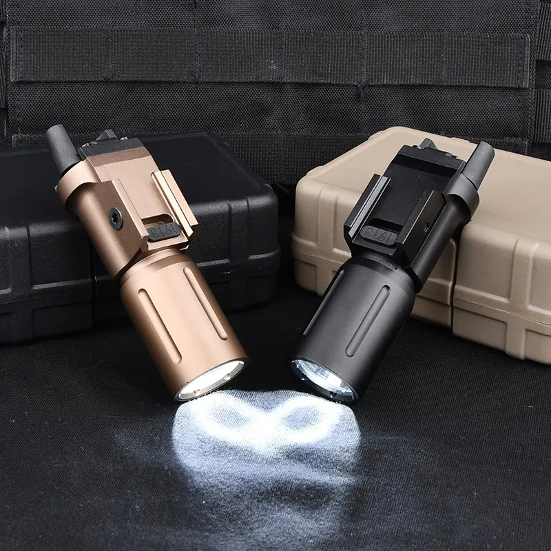 WADSN PL350 Flashlight PL350-PLHv2 Tactical 1000Lumens High Output Bright Hunting Scout Light PLHv2 Weapon Spotlight 20MM Rail