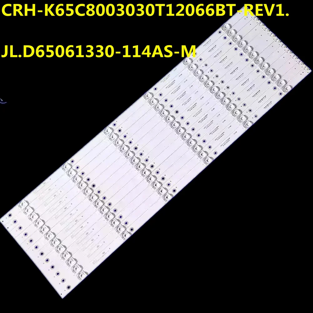 12PCS LED Strips For LS65K610G LS65AL88T72 LS65AL88T71 LS65AL88A82 LS65AL88K52 LE65U6600U 65GM18U 65H80U  JL.D65061330-114AS-M