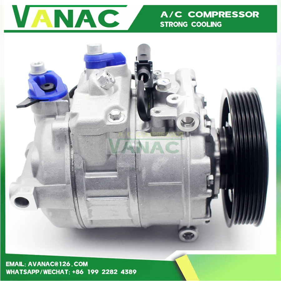 Air AC Compressor for Audi Q7 4L Volkswagen TUAREG 7L6820803F 7P0820803N 7L6820803J 7P0820803D 7L6820803K 7L6820808 7L6820803M