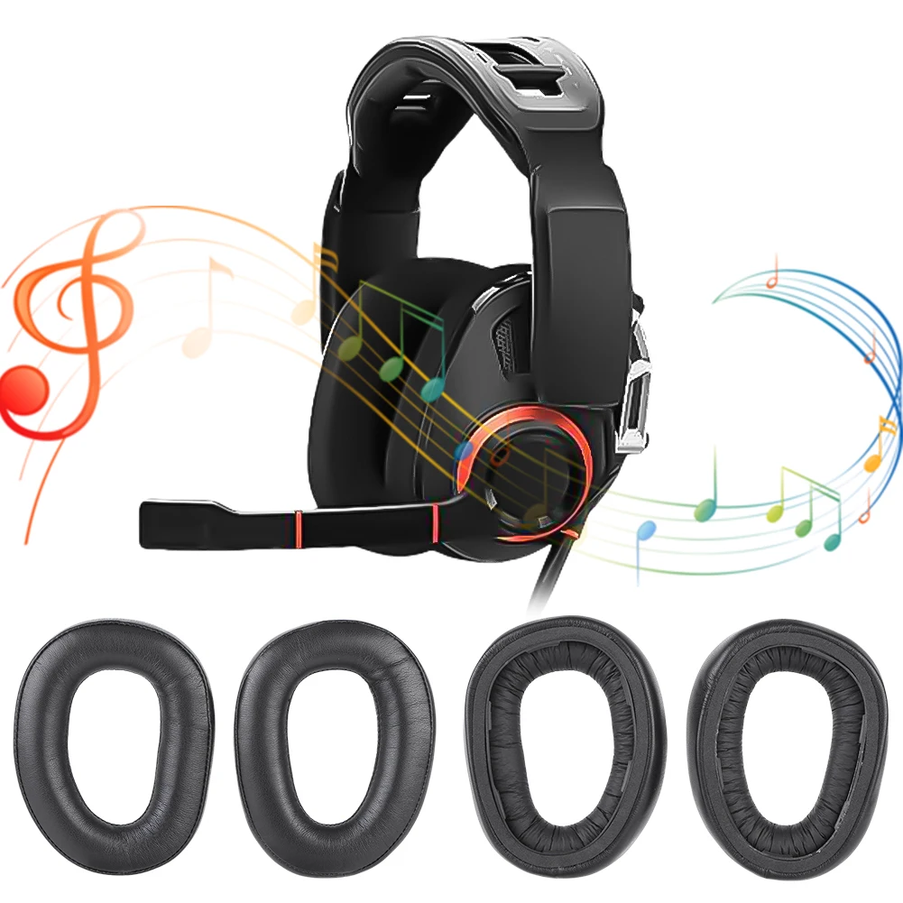 Bantalan telinga pengganti bantalan telinga busa memori Headphone bantalan telinga Headset bantal telinga untuk Sennheiser GSP500 GSP550 GSP 600 GSP670