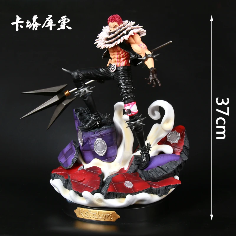 

One Piece Anime Figure King Of Artist Charlotte Katakuri Pvc Action Figure Collectible Model Toy Gift Toys For Children 37cm