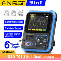 FNIRSI Digital Oscilloscope DSO-TC3 Function Signal Generator Transistor DSO TC3 Multifunction Electronic Component Tester Tool