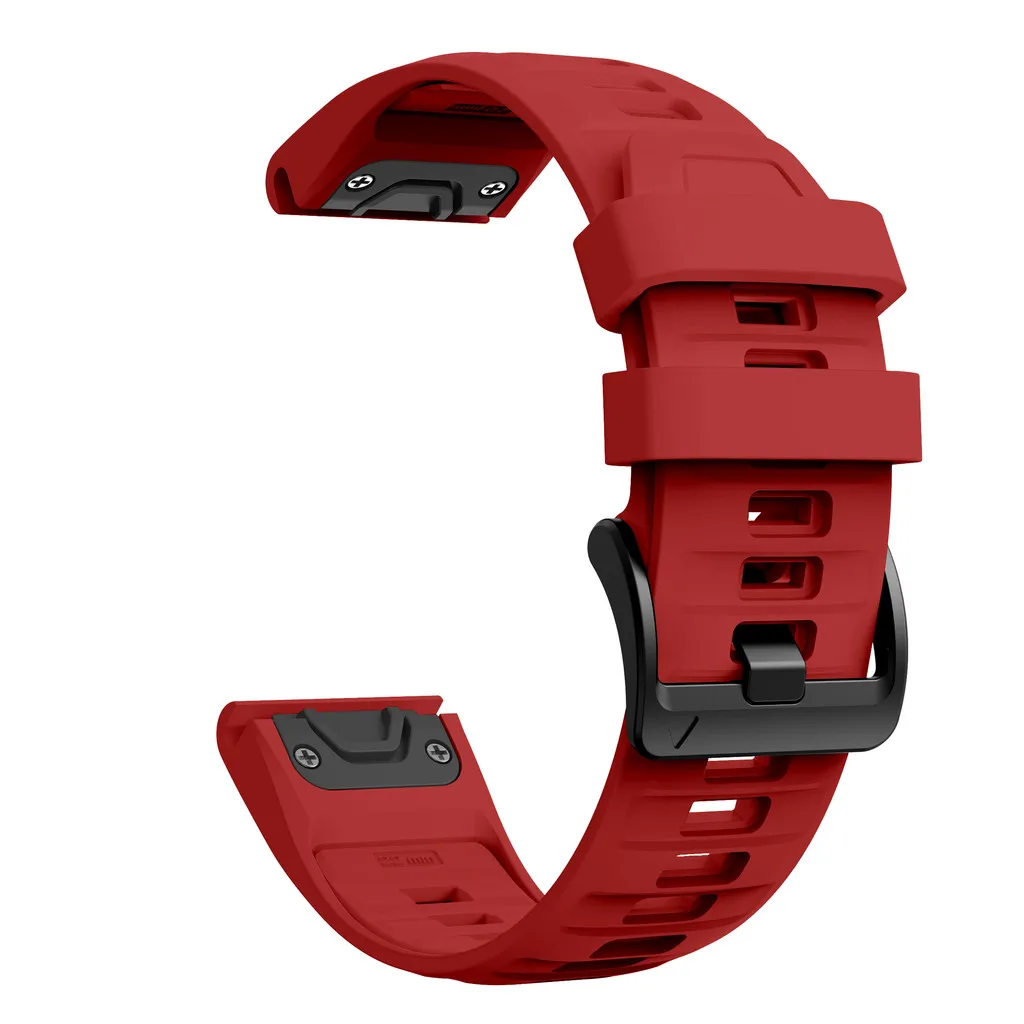 Quick Fit 22mm 26mm Silikonarmband für Garmin Fenix 8 51mm 47mm Fenix 7 7X 6 6X Pro/Epix Pro Gen 2/Fenix 5 5X Fenix 3 Band – Detail 7
