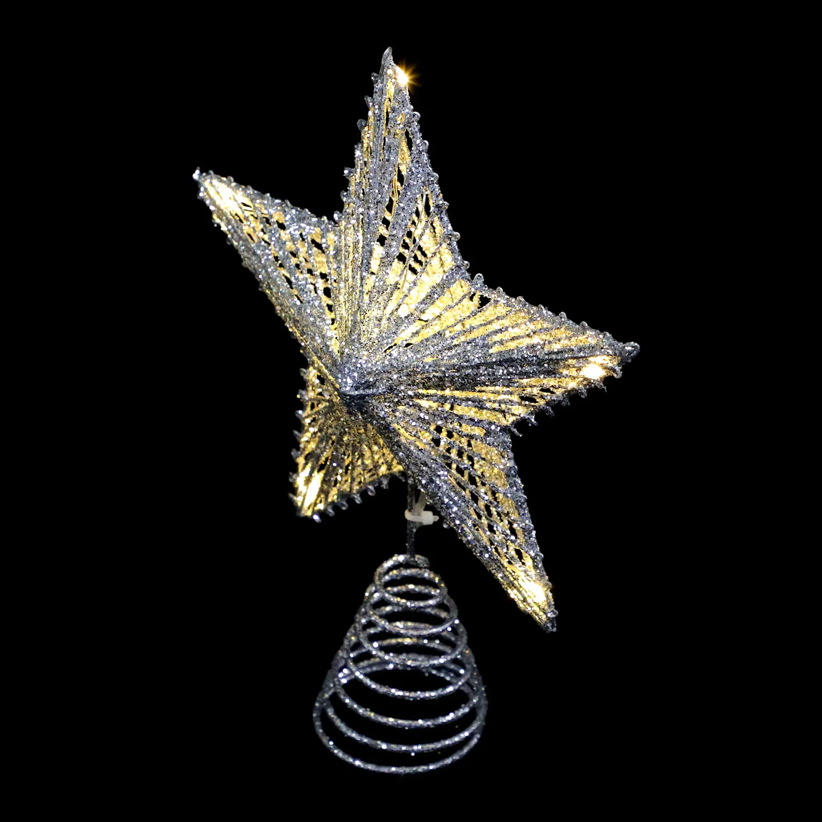 

1Pcs Christmas Tree Star Xmas Decor Lightweight Treetop Star Pendant Ornament Xmas Tree Ornament Christmas Decoration