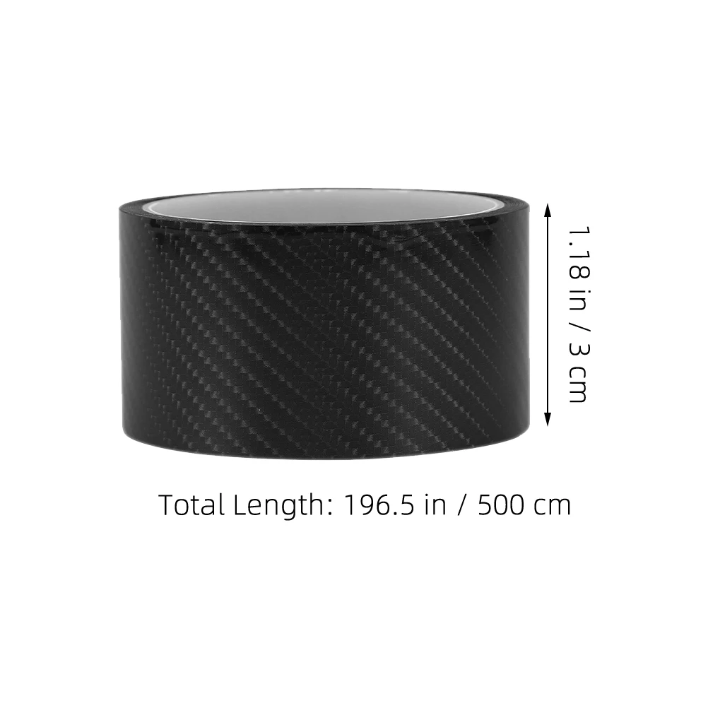 

5D Carbon Fiber Sticker 3cmx5m Door Edge Protector Strip Guard PVC Tape for Car Trunk Anti Scratch Durability