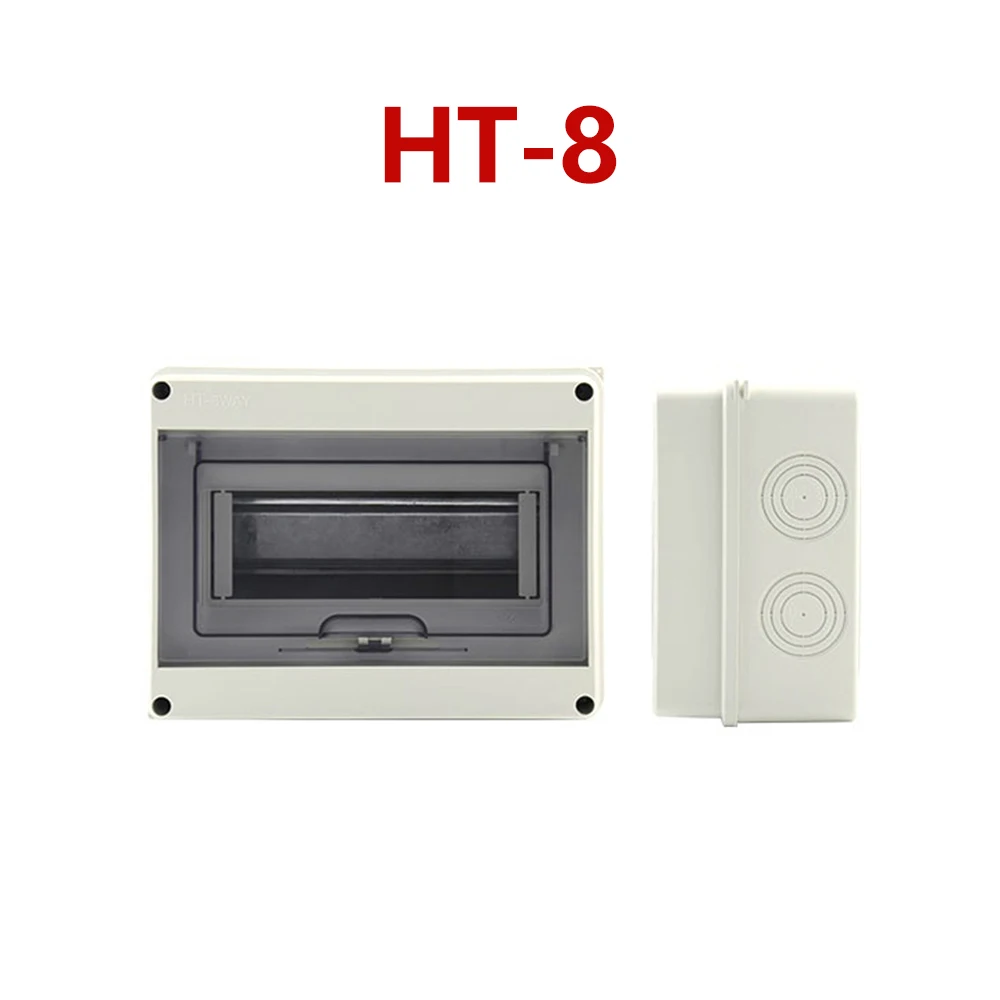 Scatola di distribuzione elettrica impermeabile esterna interruttore automatico MCB Power scatola di giunzione in plastica alimentatore IP65