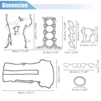 Sada šroubů těsnění hlavy válců, rozvodový řetěz a sada nářadí pro Chevrolet Cruze 1.4L Turbo 10 nejlepší prodej přípravek pro načasování Chevroletu - №5