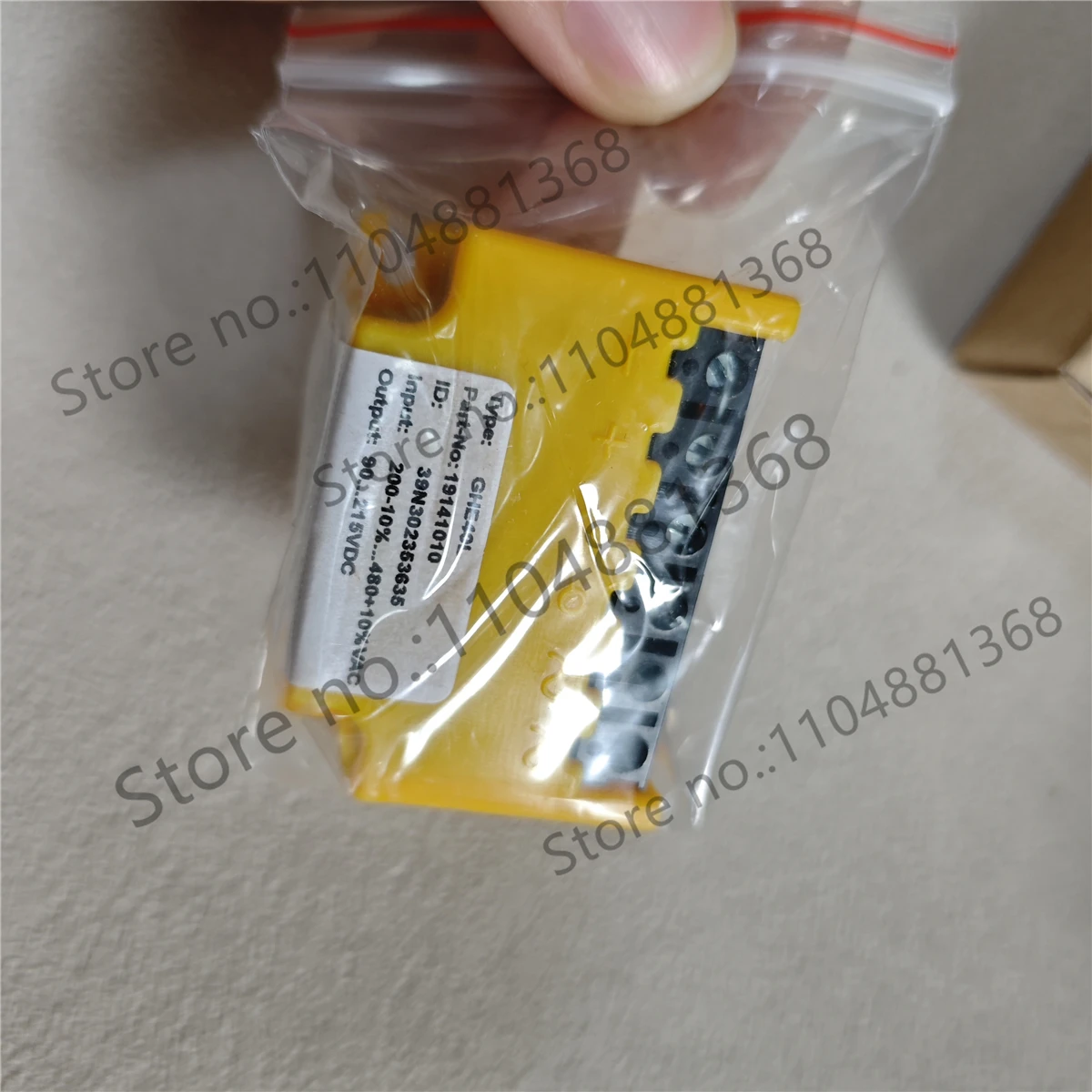 1pcs GHE40L 19141010 200V-10%... 480V+10% VAC 90... 215VDC rectifier for this
