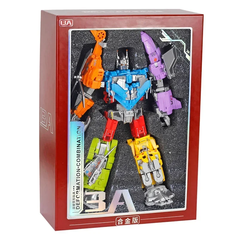 7 in 1 트랜스포머 브루티쿠스 결합 로봇 장난감 합금 로봇 변형 스쿼드 탱크 항공기 전함 팀 모델 액션 피규어